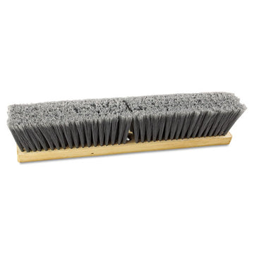 Boardwalk® Floor Brush Head, 3" Gray Flagged Polypropylene Bristles, 18" Brush freeshipping - TVN Wholesale